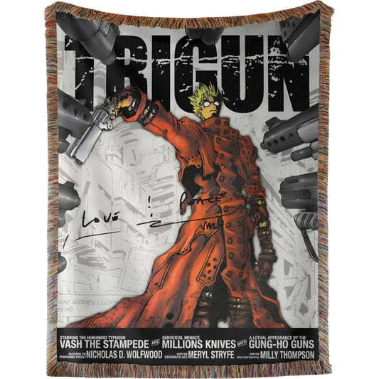 Vash the Stampede Woven Tapestry, Blanket, Rug